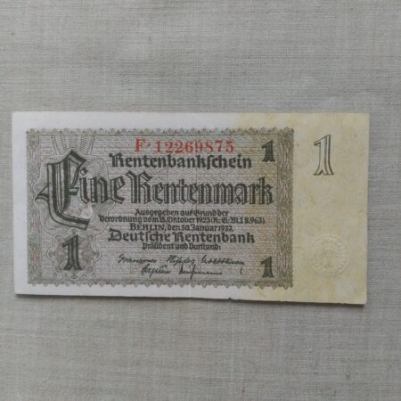 1 Marka 1937 Nemecko