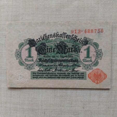 1 Marka Nemecko 1914