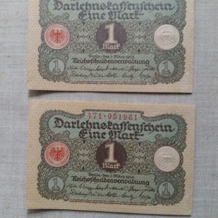 1 Marka Nemecko 1920