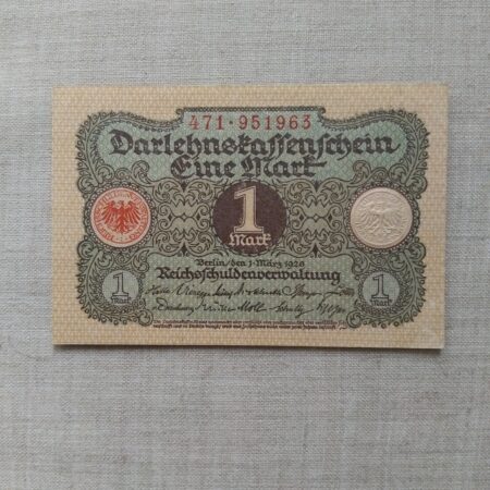 1 Marka Nemecko 1920