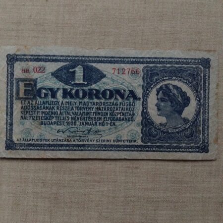 1 Koruna 1929 Madarsko