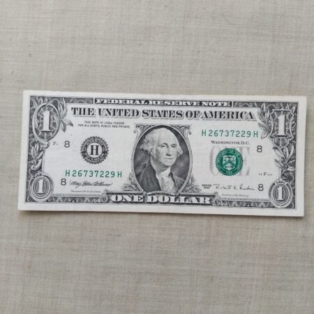 1 US Dollar 1995 zelena pecet