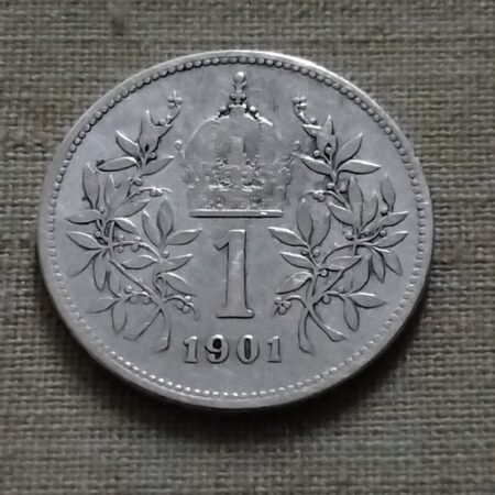 1 Koruna 1901 stribro