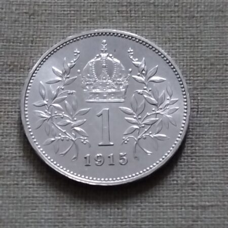 1 Koruna 1915 Stribro FJI