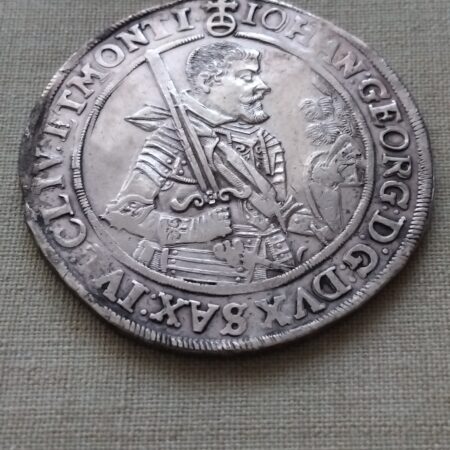 1 Tolar Johann Georg I. 1624 stribro
