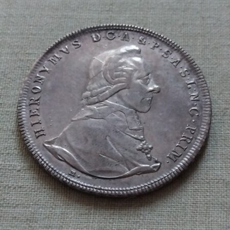 1 Tolar Hyeronymus Colloredo 1785 stribro
