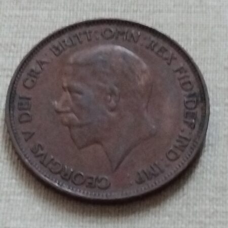 1 Penny Jiri V. 1936 Anglie