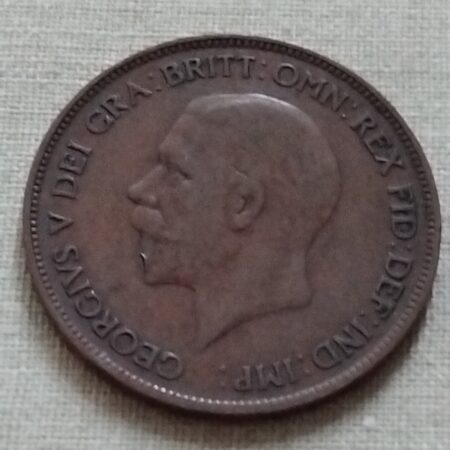 1 Penny Jiri V. 1929 Anglie