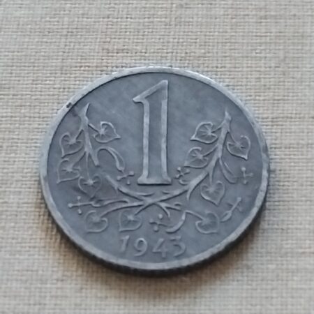 1 Koruna 1943 Protektorat BuM
