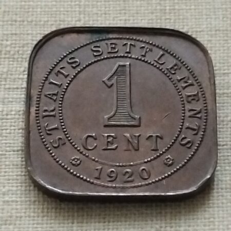 1 cent Jiri V. 1920 Strait Setlement