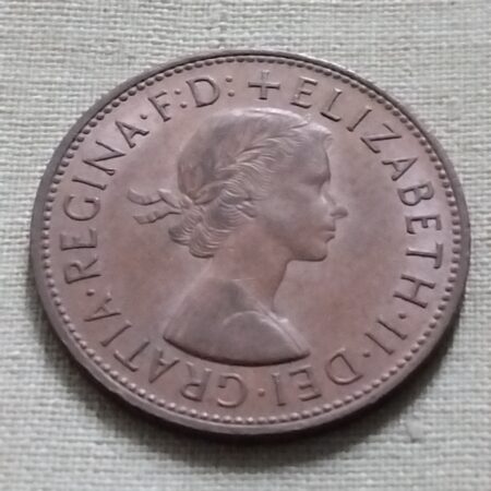 1 Penny Alzbeta II. 1966 Anglie
