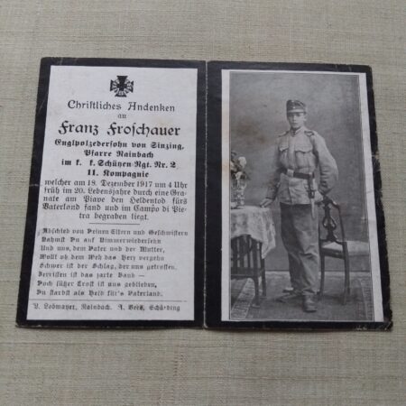 Vzpominka na padle v 1.svetove valce